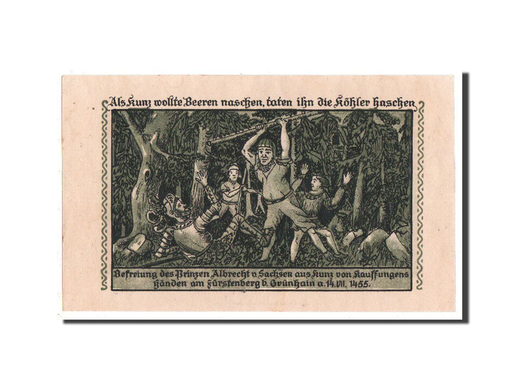 Banknote, Germany, Sachsen, 1 Mark, 1921, UNC(60-62), Mehl:491.1