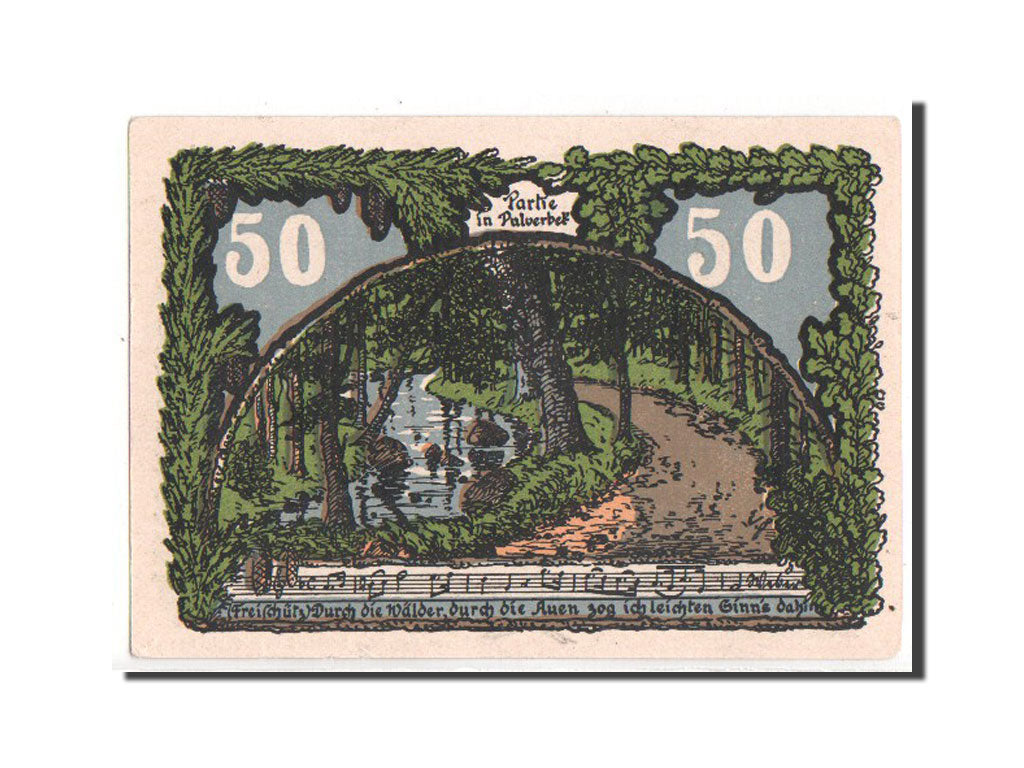 Banknote, Germany, Eutin Stadt, 50 Pfennig, 1921, UNC(60-62), Mehl:357.1