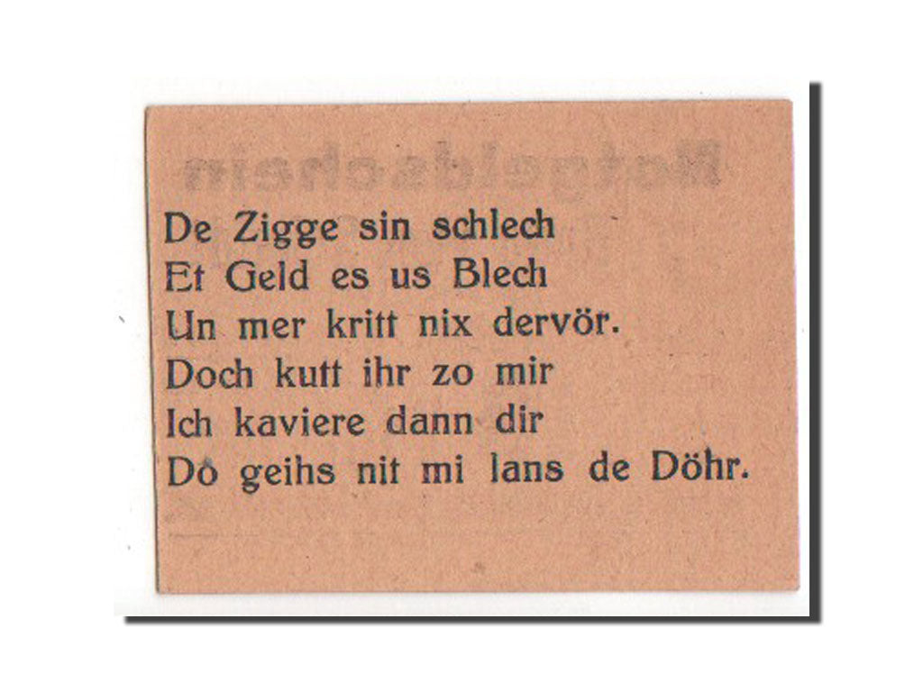 Banknote, Germany, Köln, 10 Pfennig, 1921, 1921-04-01, UNC(63), Mehl:716.1b
