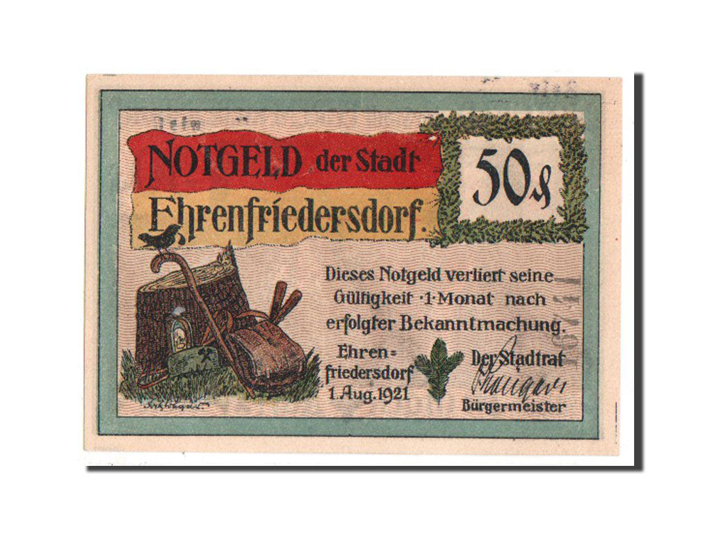 Banknote, Germany, Sachsen, 50 Pfennig, 1921, UNC(65-70), Mehl:312.1b