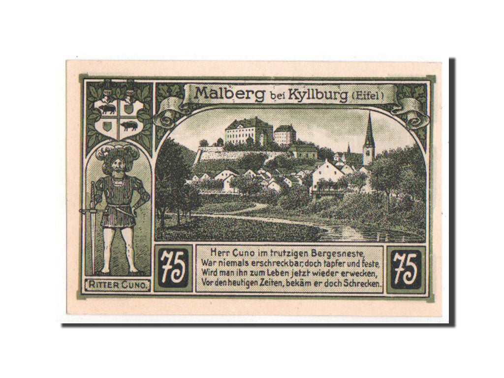 Banknote, Germany, Rheinland, 75 Pfennig, 1922, UNC(65-70), Mehl:752.1