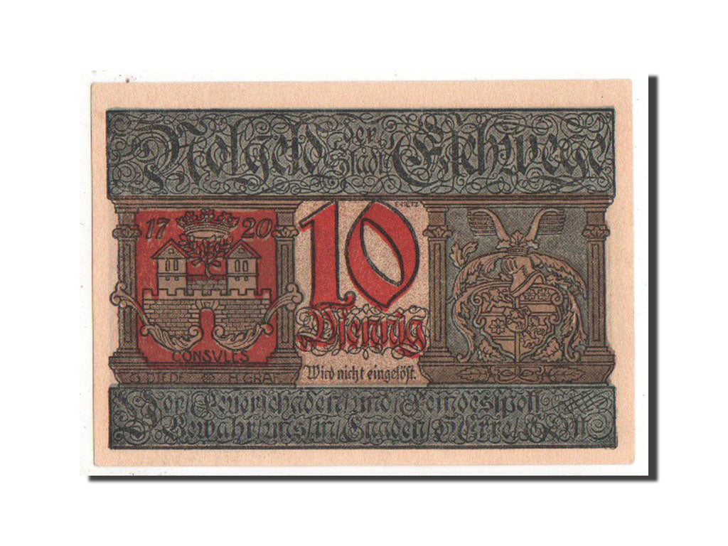 Banknote, Germany, Eschwege Stadt, 10 Pfennig, 1922, UNC(63), Mehl:352.2a