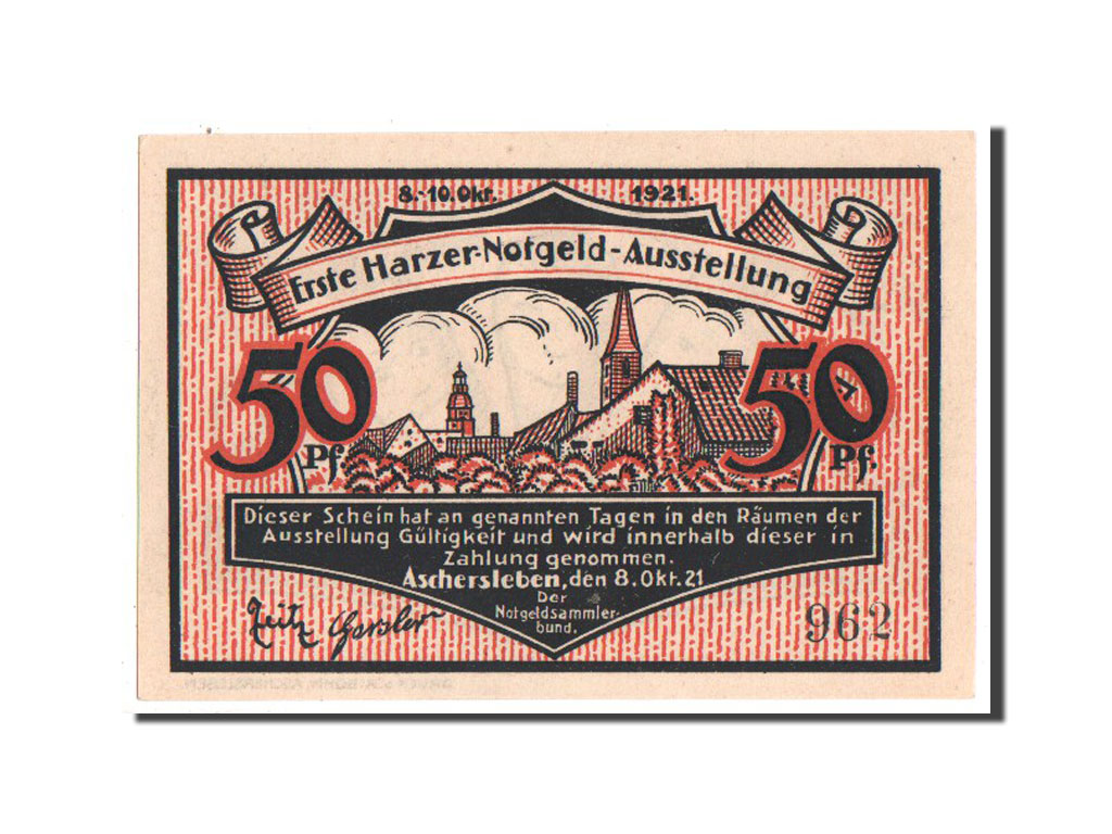 Banknote, Germany, Provinz Sachsen, 50 Pfennig, 1921, UNC(63), Mehl:49.2