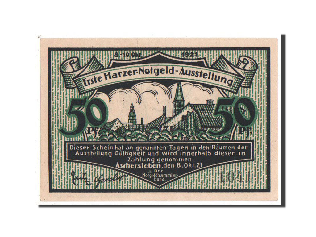 Banknote, Germany, Provinz Sachsen, 50 Pfennig, 1921, UNC(63), Mehl:49.1