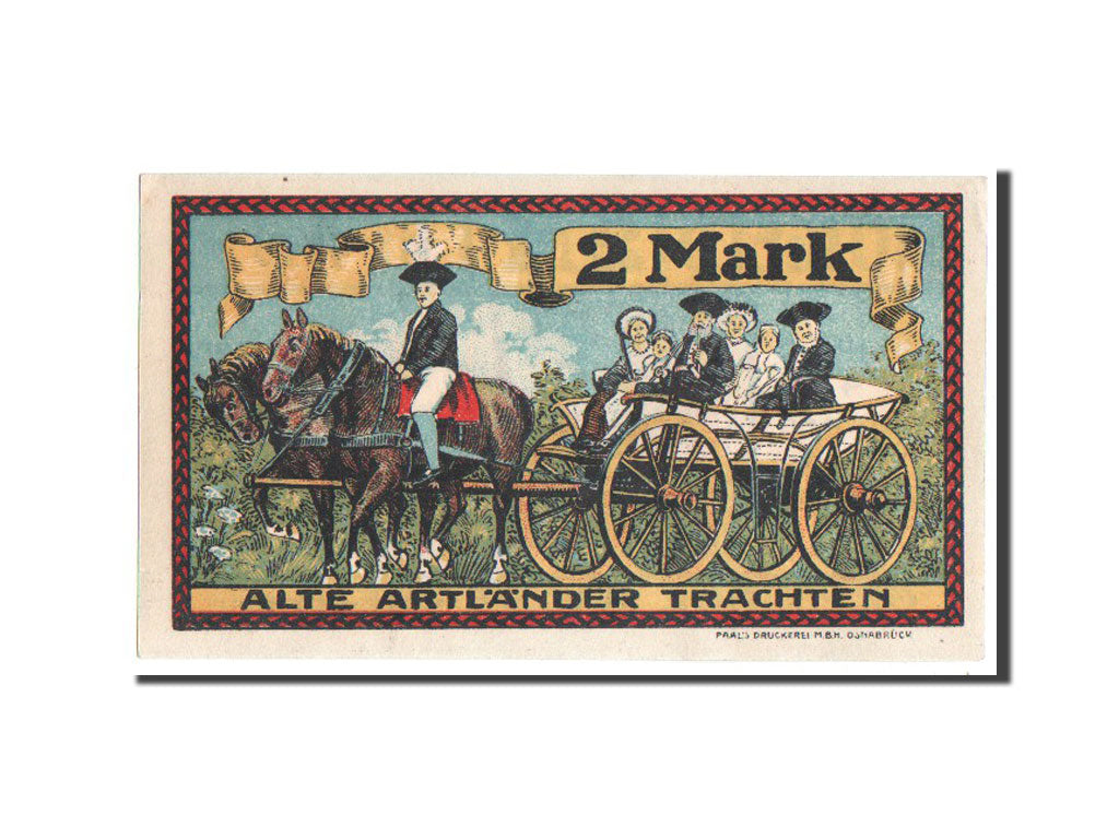 Banknote, Germany, Hannover, 2 Mark, 1921, UNC(63), Mehl:58.1