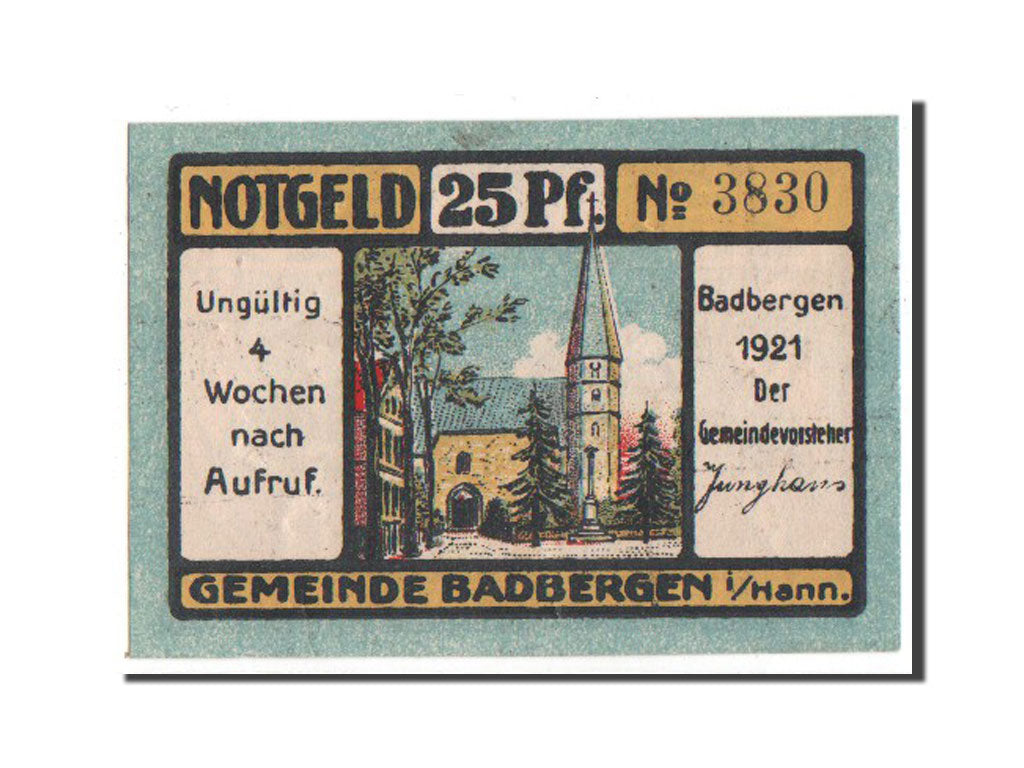 Banknote, Germany, Hannover, 25 Pfennig, 1921, UNC(63), Mehl:58.1