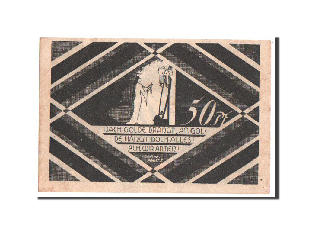 Banknote, Germany, Hasloh, 50 Pfennig, 1921, UNC(63), Mehl:584.2a