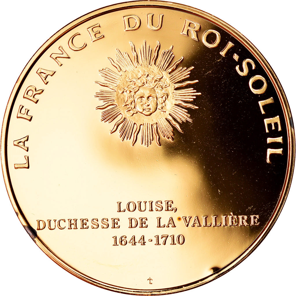 Francia, medalla, Louise de la Valliere, La France du Roi Soleil, SC, Oro