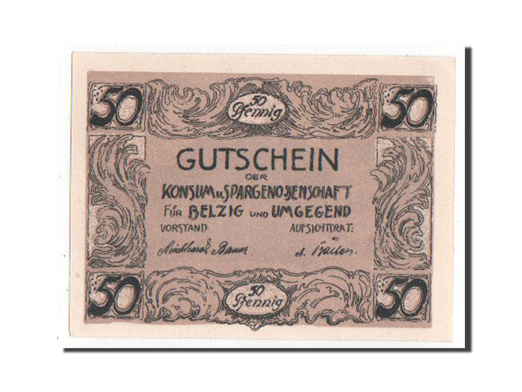 Banknote, Germany, Brandenburg, 50 Pfennig, UNC(63), Mehl:71.1