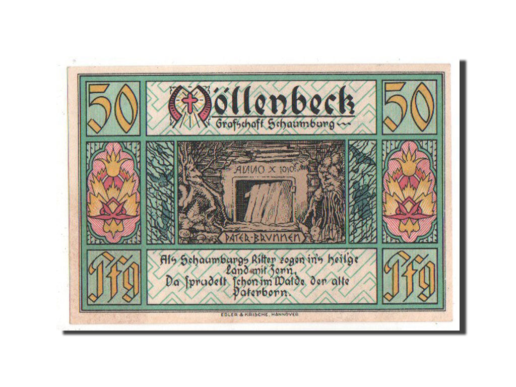 Banknote, Germany, Hessen-Nassau, 50 Pfennig, 1921, UNC(65-70), Mehl:893.1