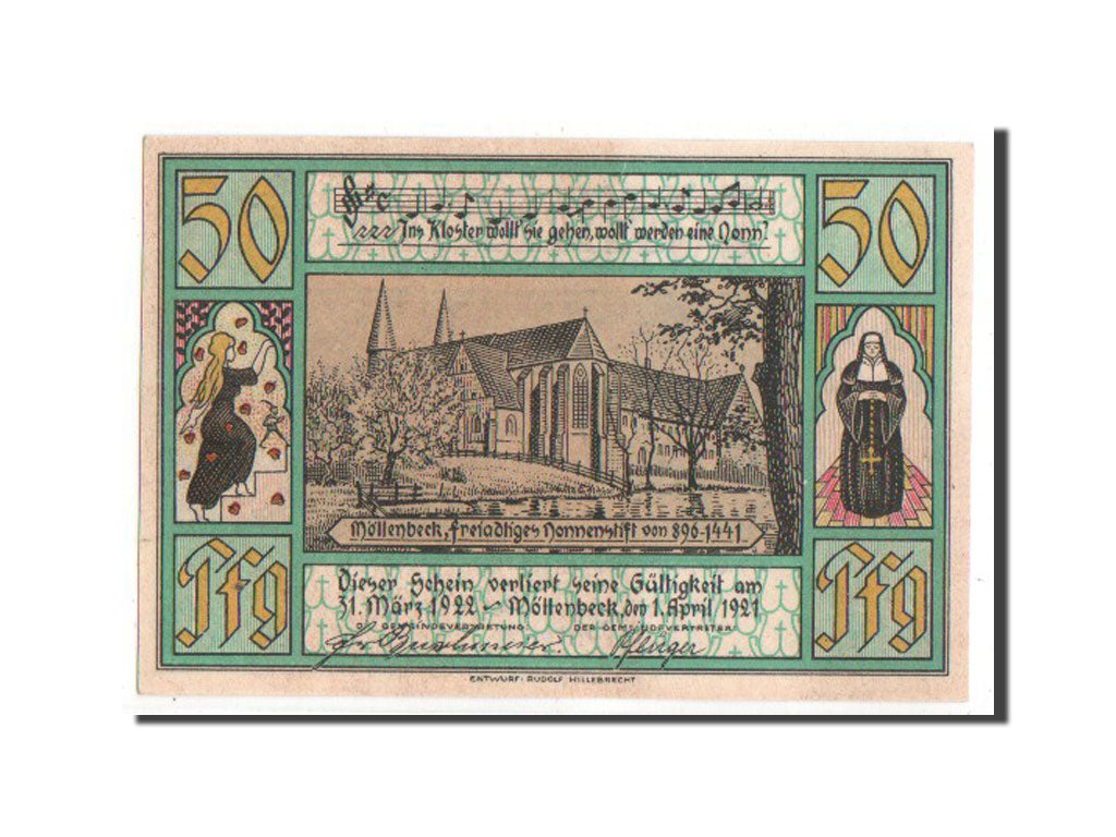 Banknote, Germany, Hessen-Nassau, 50 Pfennig, 1921, UNC(65-70), Mehl:893.1