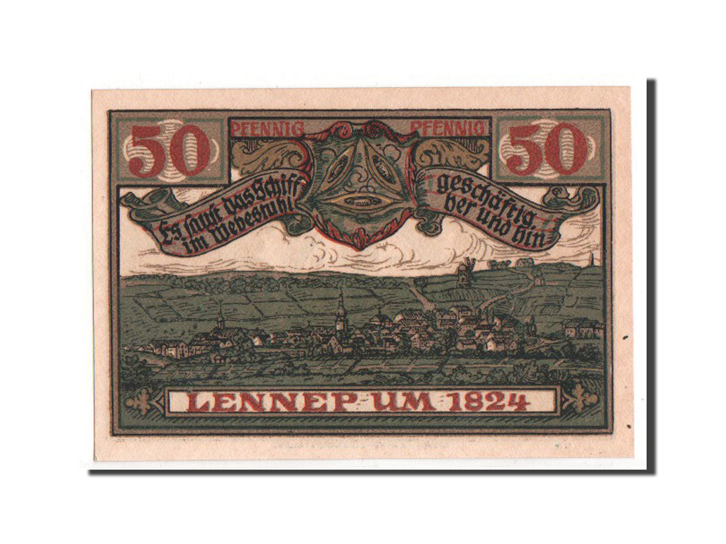 Banknote, Germany, Rheinland, 50 Pfennig, 1921, UNC(63), Mehl:791.1