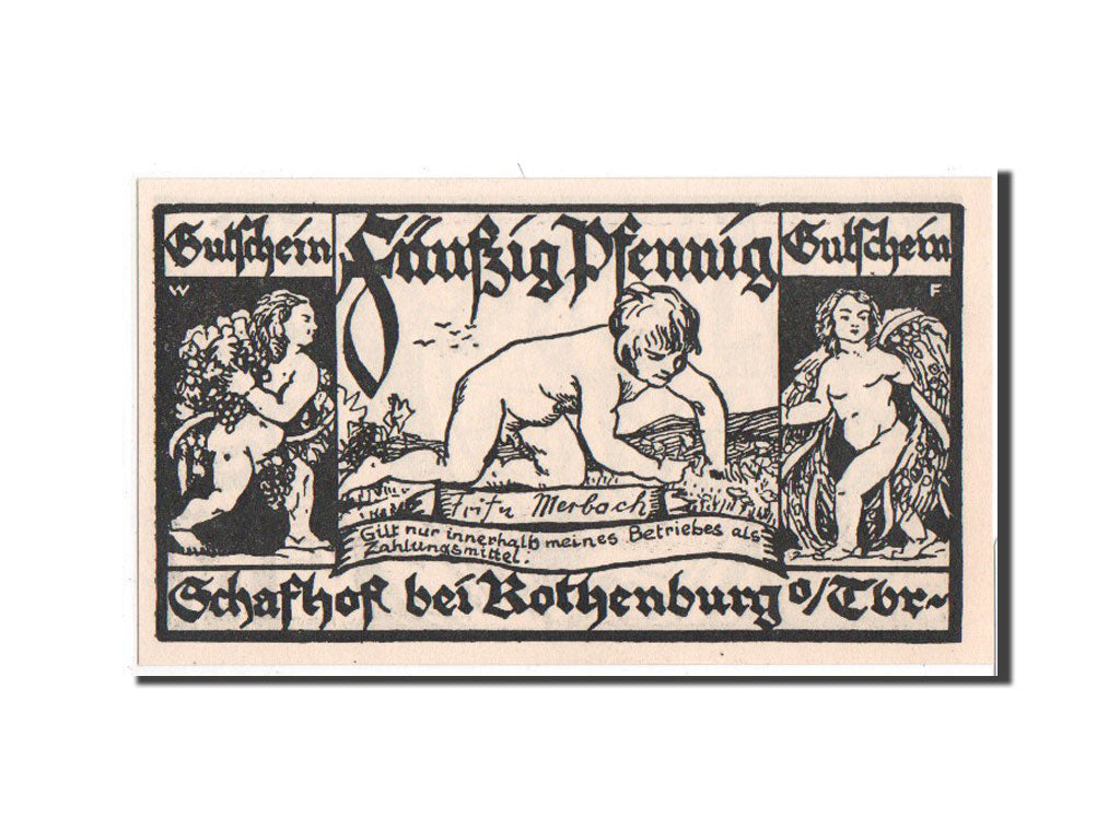 Billet, Allemagne, Rothenburg o.T. Stadt, 50 Pfennig, 1921, SPL, Mehl:1141.2b