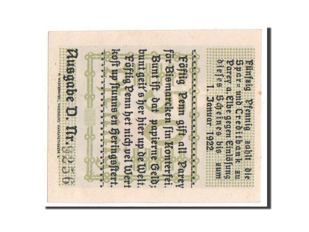 Banknote, Germany, Provinz Sachsen, 50 Pfennig, 1921, UNC(63), Mehl:1047.4
