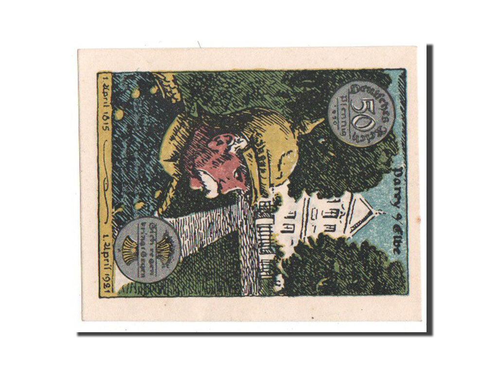 Banknote, Germany, Provinz Sachsen, 50 Pfennig, 1921, UNC(63), Mehl:1047.4
