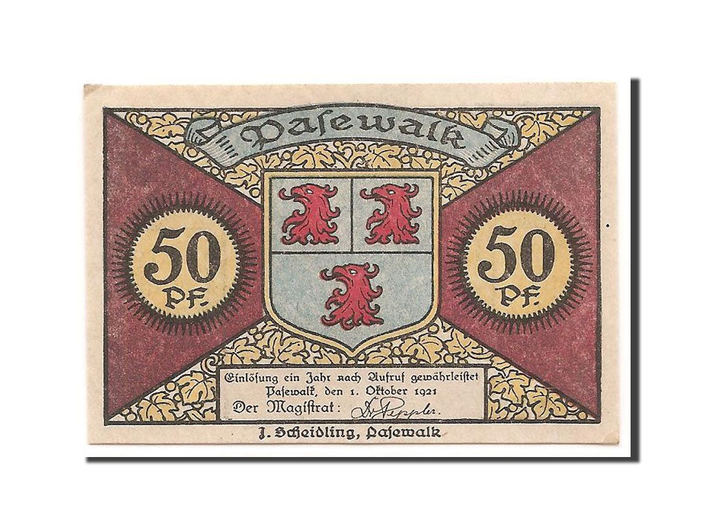 Banknote, Germany, Pommern, 50 Pfennig, 1921, UNC(63), Mehl:1049.1