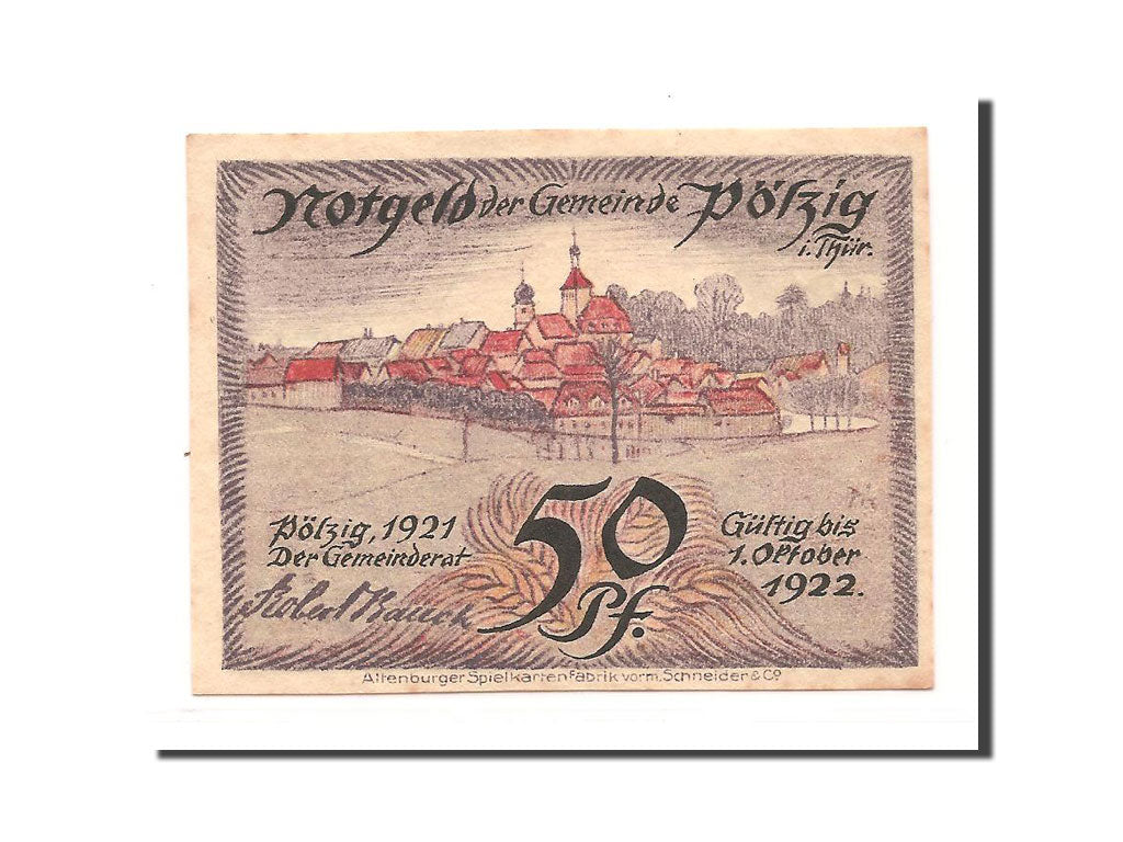 Banknote, Germany, Sachsen-Altenburg, 50 Pfennig, 1921, UNC(63), Mehl:1065.1