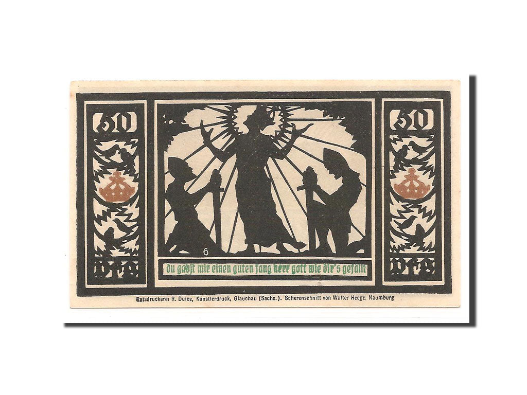 Banknote, Germany, Quedlinburg Stadt, 50 Pfennig, 1921, UNC(65-70), Mehl:1087.4