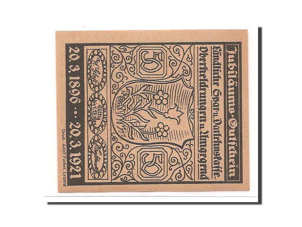 Banknote, Germany, Oberheldrungen, 50 Pfennig, 1921, UNC(65-70), Mehl:995.4