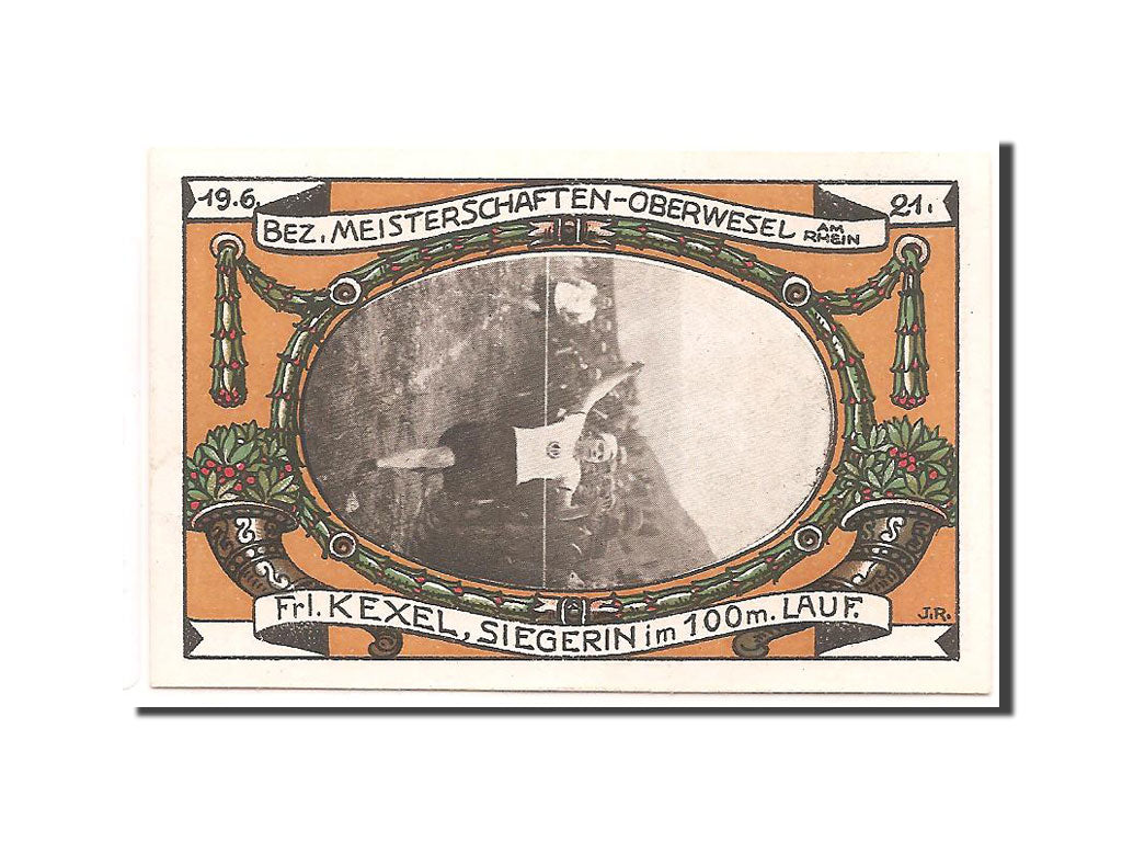 Geldschein, Deutschland, Oberwesel Stadt, 75 Pfennig, 1921, UNZ, Mehl:1005.1