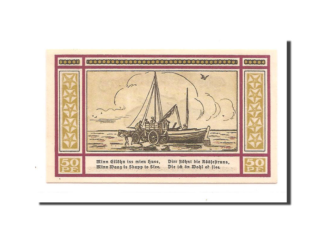 Banknote, Germany, Schleswig-Holstein, 50 Pfennig, 1921, UNC(63), Mehl:1013.2