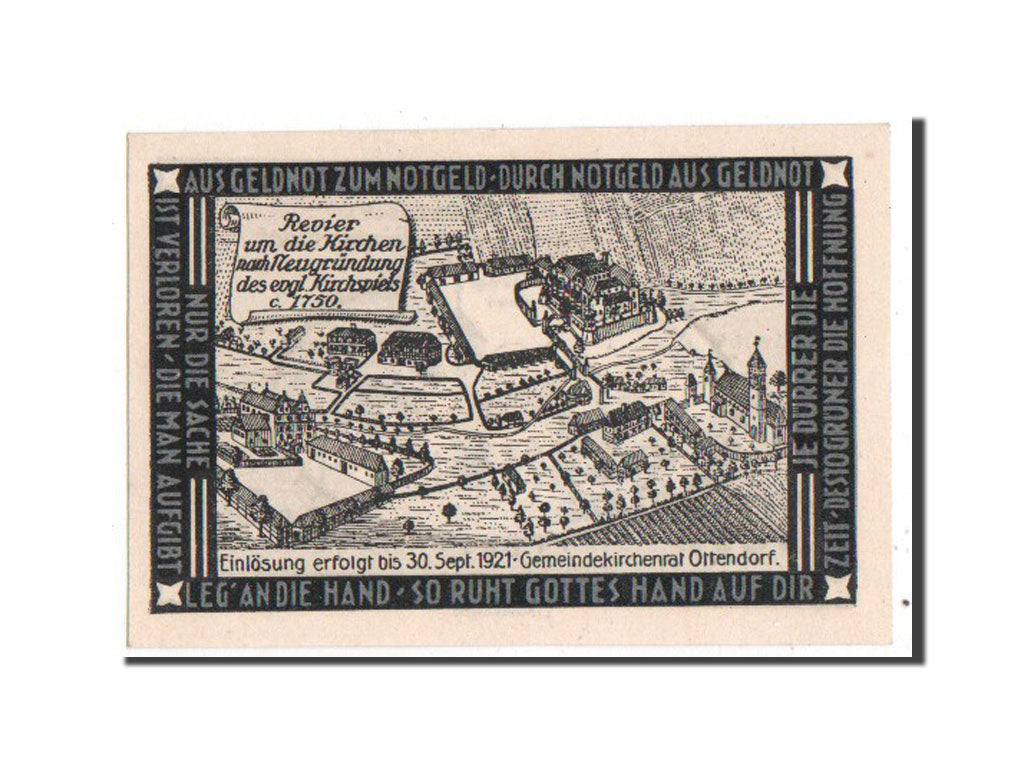 Germany, Ottendorf, 50 Pfennig, UNC(63)