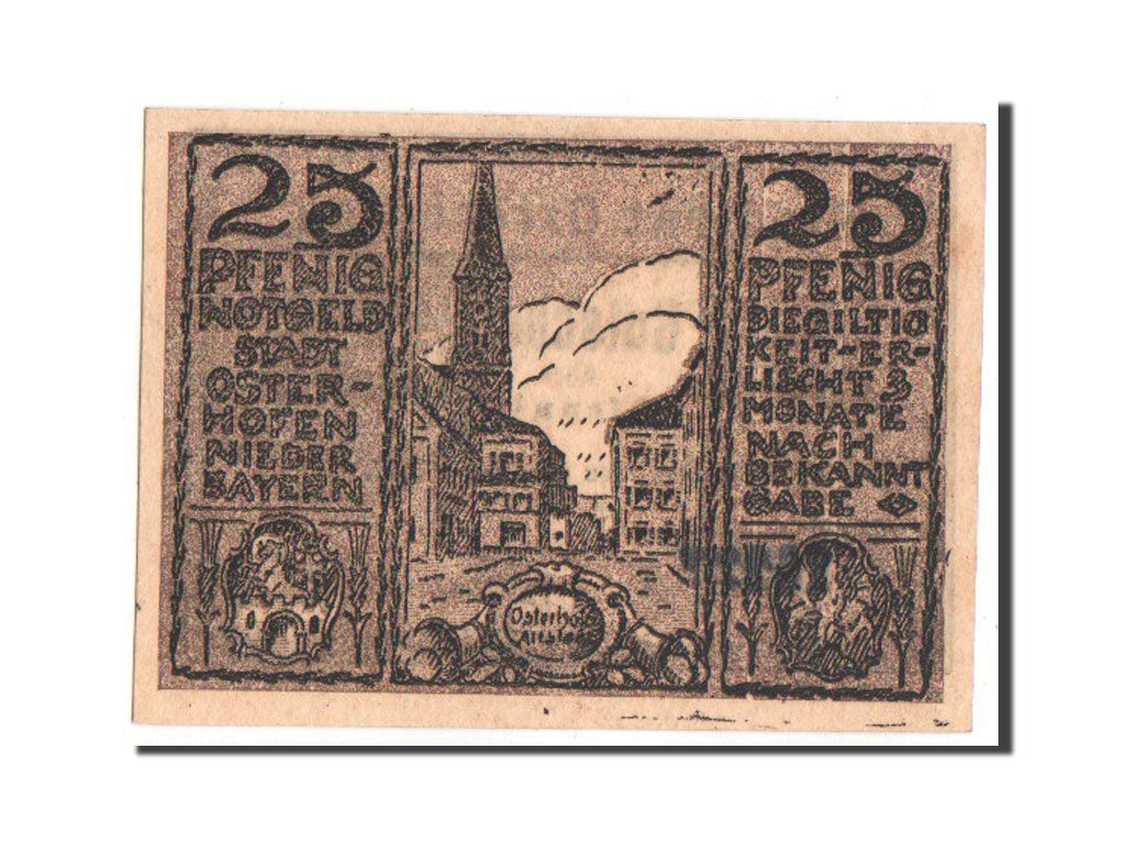 Banknote, Germany, Bayern, 25 Pfennig, 1917, AU(55-58), Mehl:1034.1a