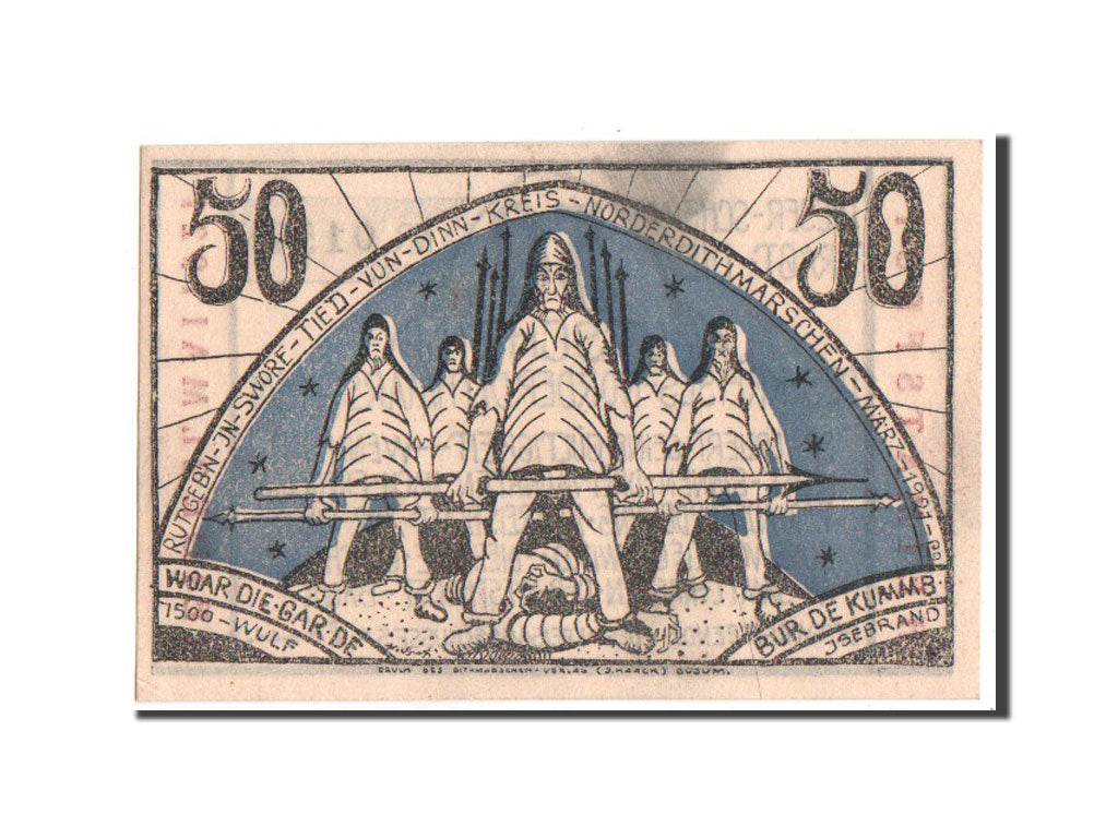 Banknote, Germany, Schleswig-Holstein, 50 Pfennig, 1921, UNC(63), Mehl:983.3a