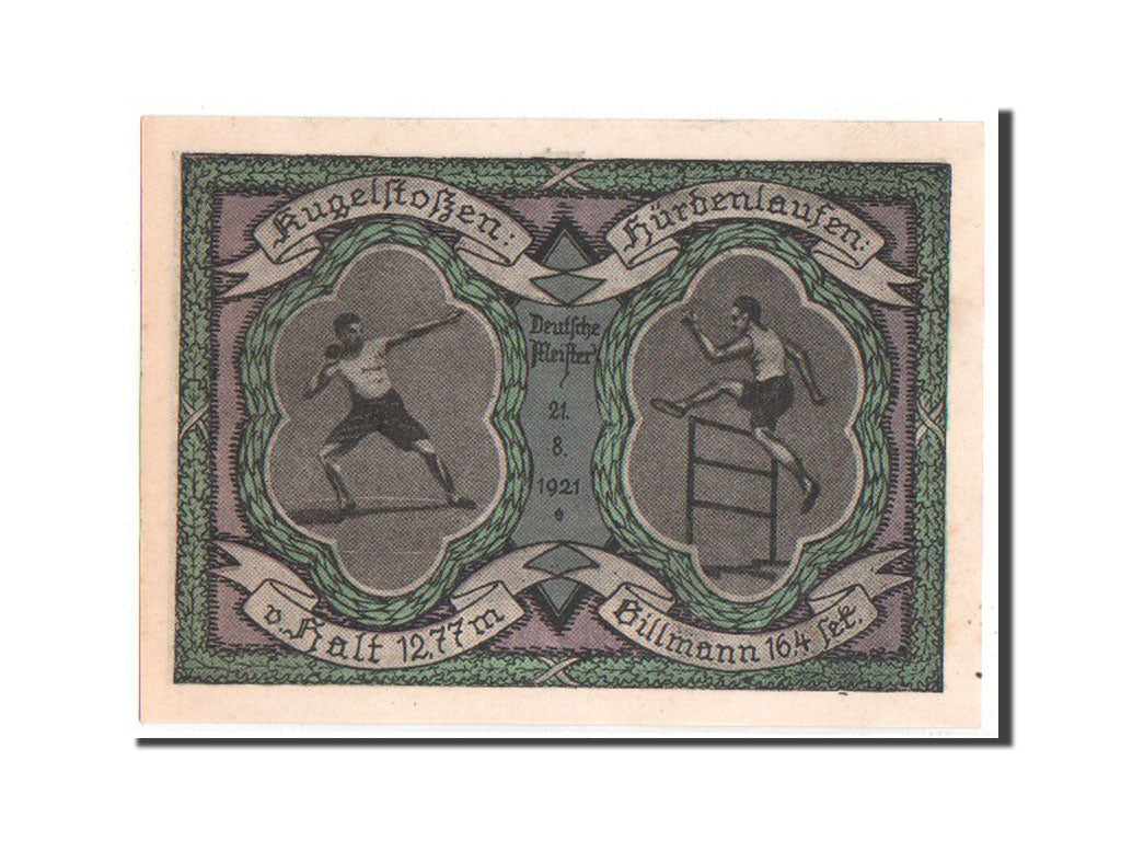 Banknote, Germany, Naunhof, 50 Pfennig, 1921, UNC(65-70), Mehl:930.1