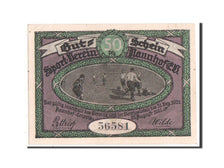 Banknote, Germany, Naunhof, 50 Pfennig, 1921, UNC(65-70), Mehl:930.1