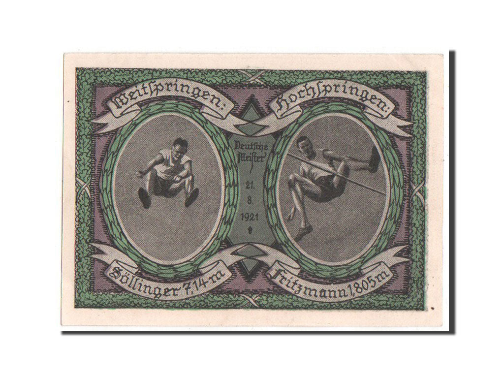 Banknote, Germany, Naunhof, 50 Pfennig, 1921, UNC(65-70), Mehl:930.1