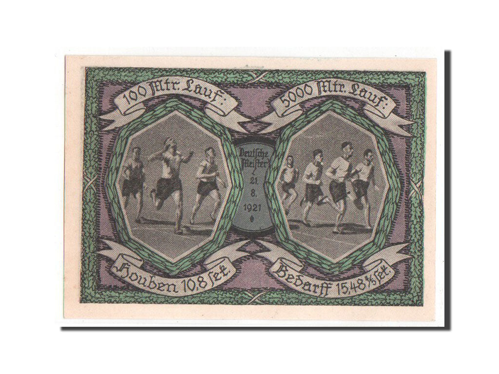 Banknote, Germany, Naunhof, 50 Pfennig, 1921, UNC(65-70), Mehl:930.1