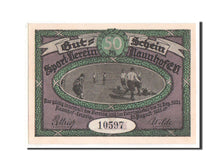 Banknote, Germany, Naunhof, 50 Pfennig, 1921, UNC(65-70), Mehl:930.1