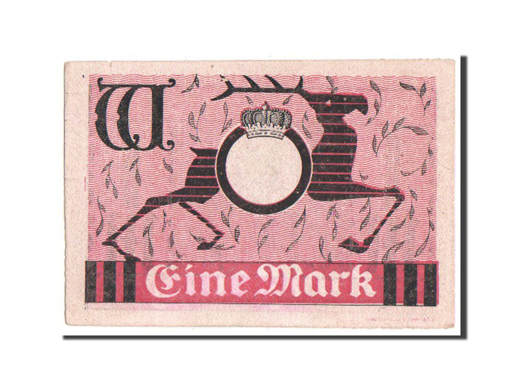 Banknote, Germany, Stuttgart Stadt, 1 Mark, 1921, UNC(63), Mehl:1288.1