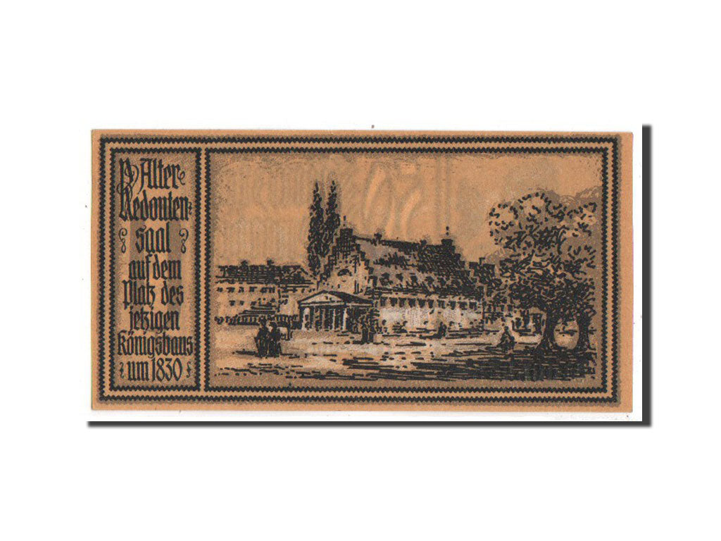 Banknote, Germany, Stuttgart Stadt, 50 Pfennig, 1922, UNC(63), Mehl:1289.2a