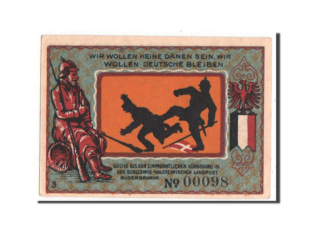 Banknote, Germany, Suderbrarup, 50 Pfennig, 1921, UNC(63), Mehl:1294.7a