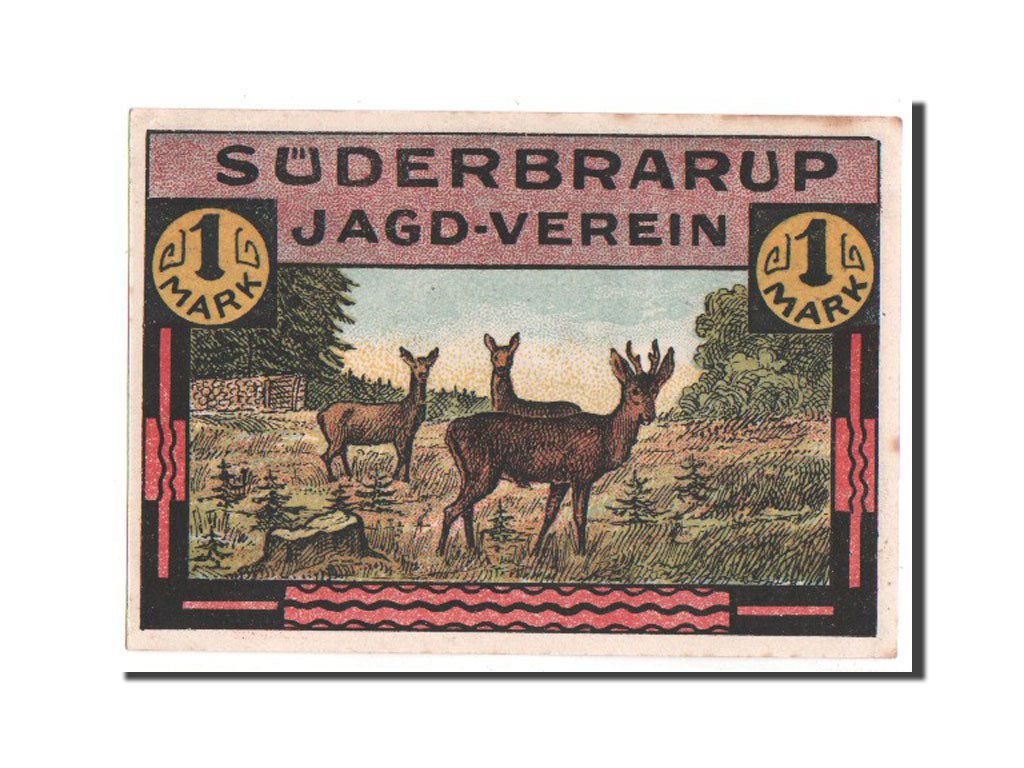 Banknote, Germany, Suderbrarup, 1 Mark, 1921, UNC(63), Mehl:1295.1a