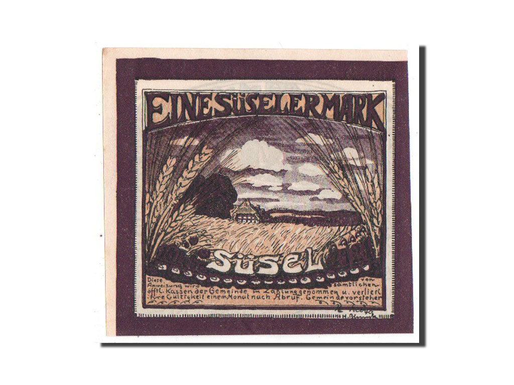 Banknote, Germany, Susel, 1 Mark, 1921, UNC(63), Mehl:1300.1a