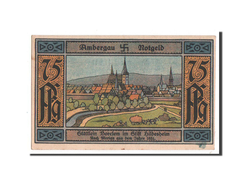 Banknote, Germany, Hannover, 75 Pfennig, 1922, AU(55-58), Mehl:130.1a