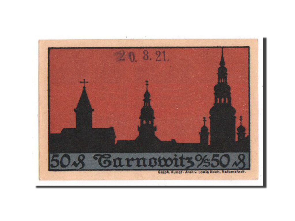 Banknote, Germany, Polnisch Oberschlesien, 50 Pfennig, 1921, UNC(64)
