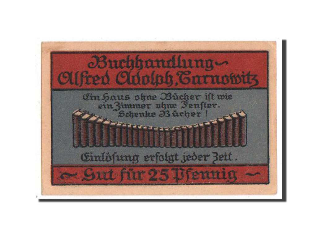 Banknote, Germany, Polnisch Oberschlesien, 25 Pfennig, 1921, UNC(63)