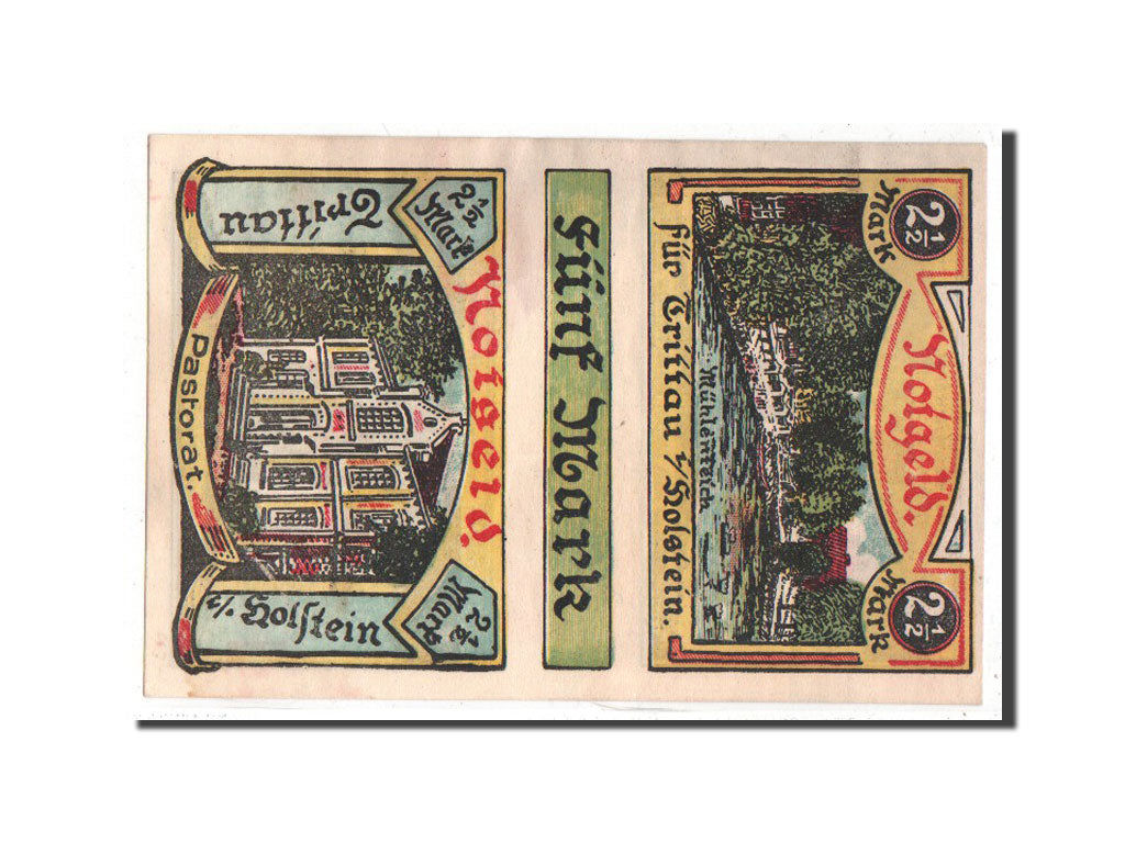 Banknote, Germany, Schleswig-Holstein, 5 Mark, 1922, UNC(65-70), Mehl:1347.5