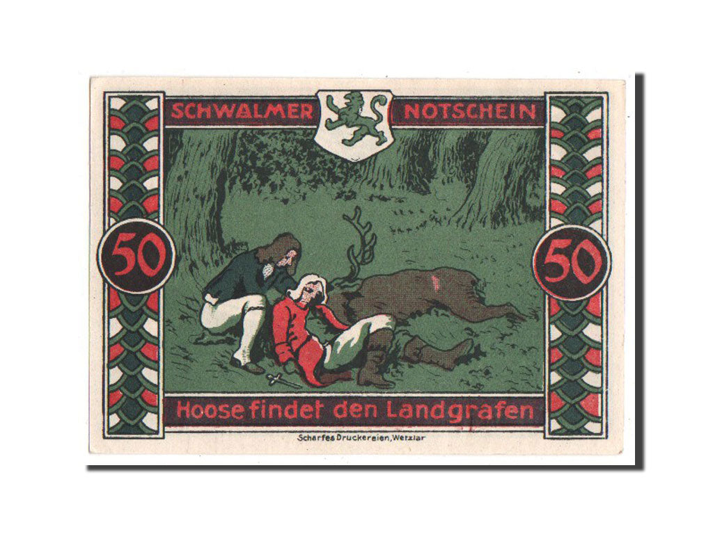 Geldschein, Deutschland, Hessen-Nassau, 50 Pfennig, 1922, UNZ-, Mehl:1340.1a