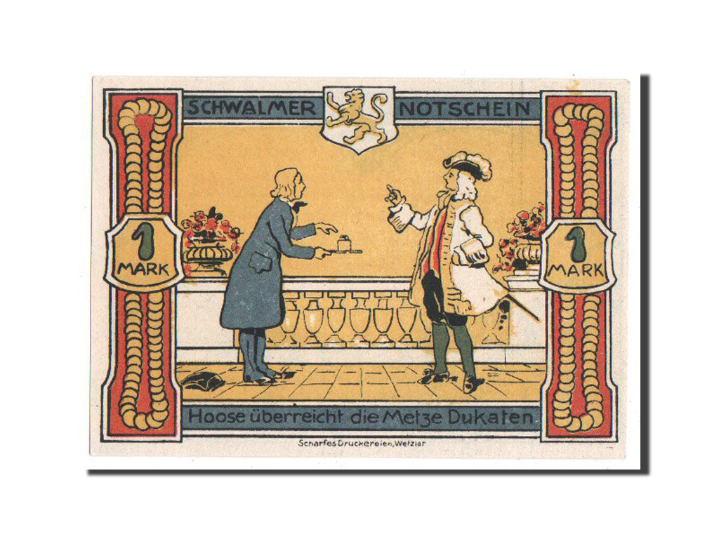 Banknote, Germany, Hessen-Nassau, 1 Mark, 1922, UNC(63), Mehl:1340.1a