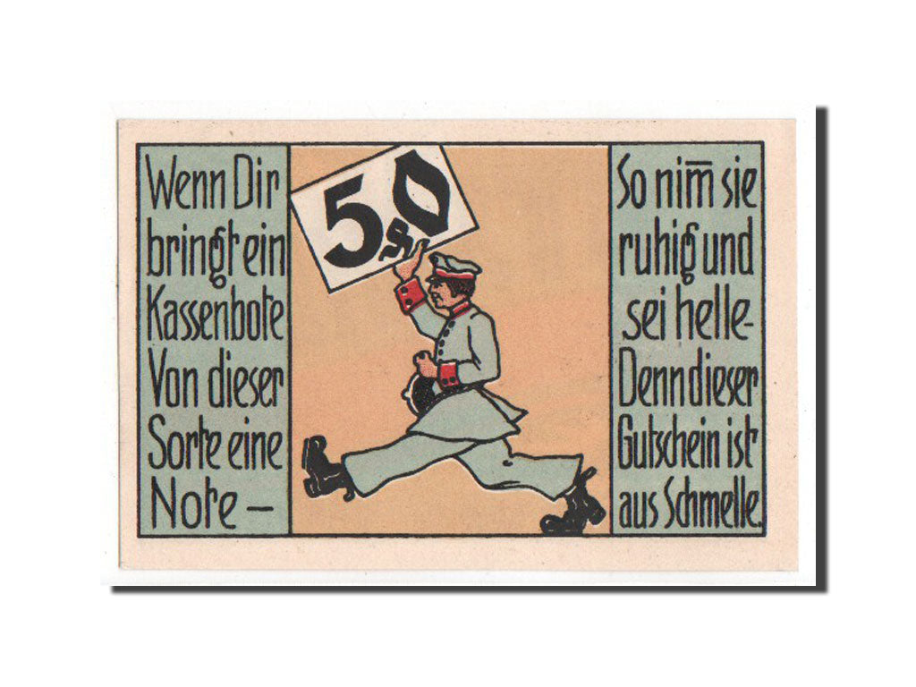 Banknote, Germany, Schmolln, 50 Pfennig, 1921, UNC(65-70), Mehl:1188.1