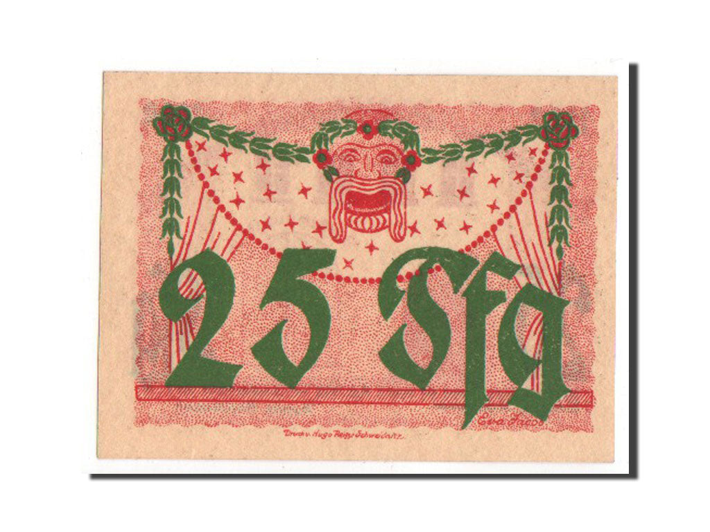 Banknote, Germany, Schlesien, 25 Pfennig, 1922, UNC(63), Mehl:1210.1a