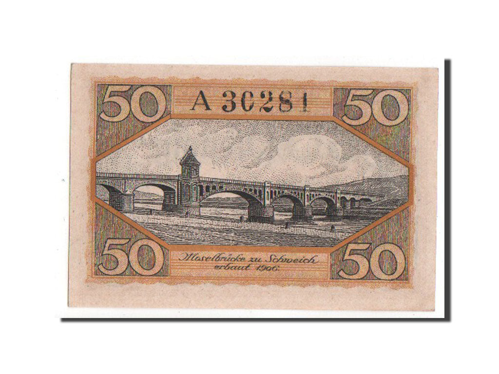 Banknote, Germany, Schweich, 50 Pfennig, 1920, UNC(65-70), Mehl:1209.2