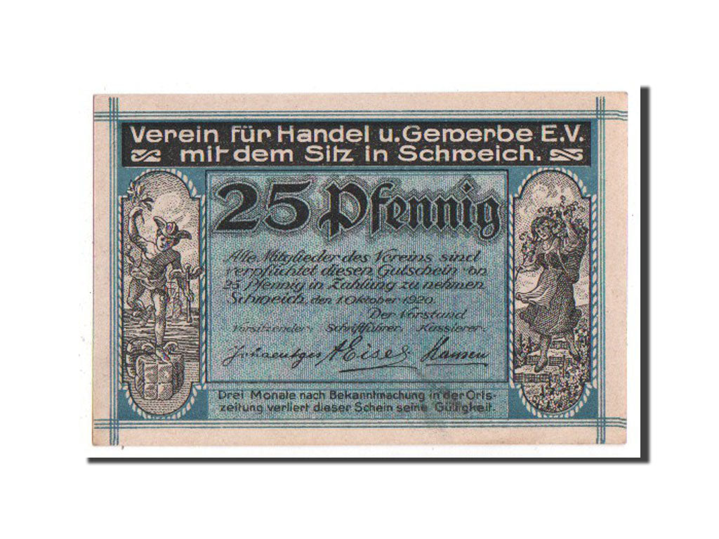 Banknote, Germany, Schweich, 25 Pfennig, 1920, UNC(65-70), Mehl:1209.2