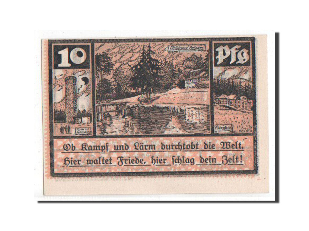 Banknote, Germany, Schmiedfeld Gemeinde, 10 Pfennig, 1921, UNC(65-70)