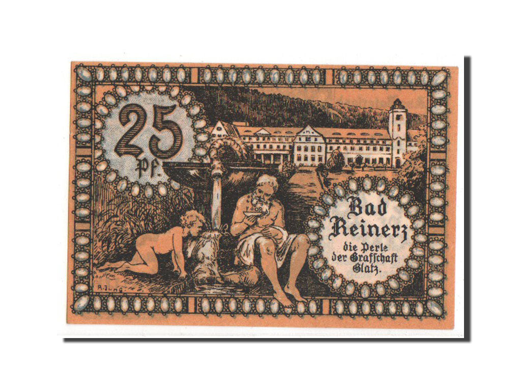Banknote, Germany, Reinerz, 25 Pfennig, 1921, UNC(63), Mehl:1111.2